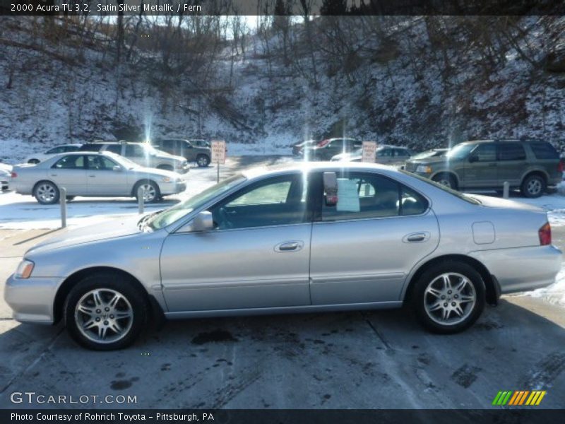 Satin Silver Metallic / Fern 2000 Acura TL 3.2