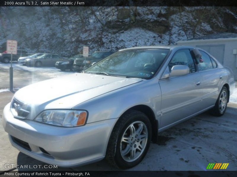Satin Silver Metallic / Fern 2000 Acura TL 3.2
