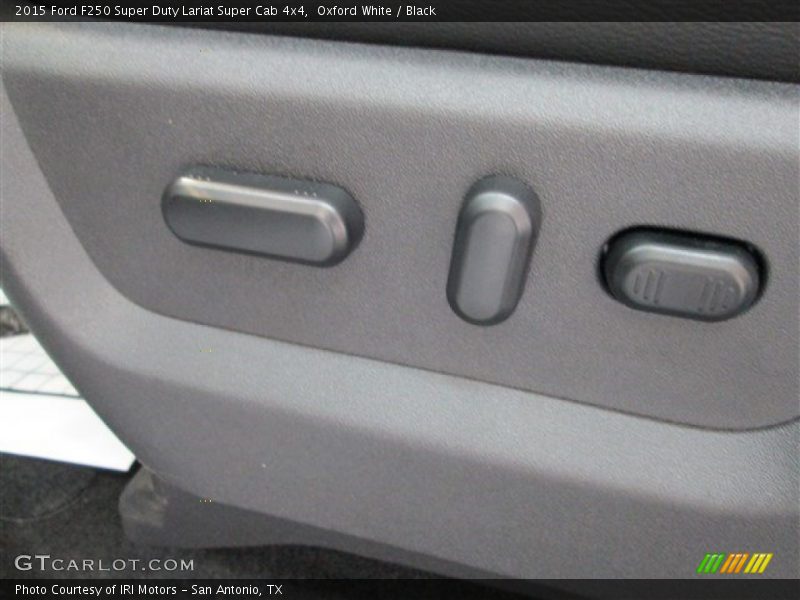 Oxford White / Black 2015 Ford F250 Super Duty Lariat Super Cab 4x4