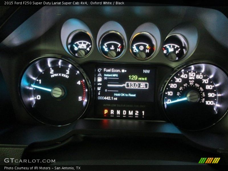 Oxford White / Black 2015 Ford F250 Super Duty Lariat Super Cab 4x4