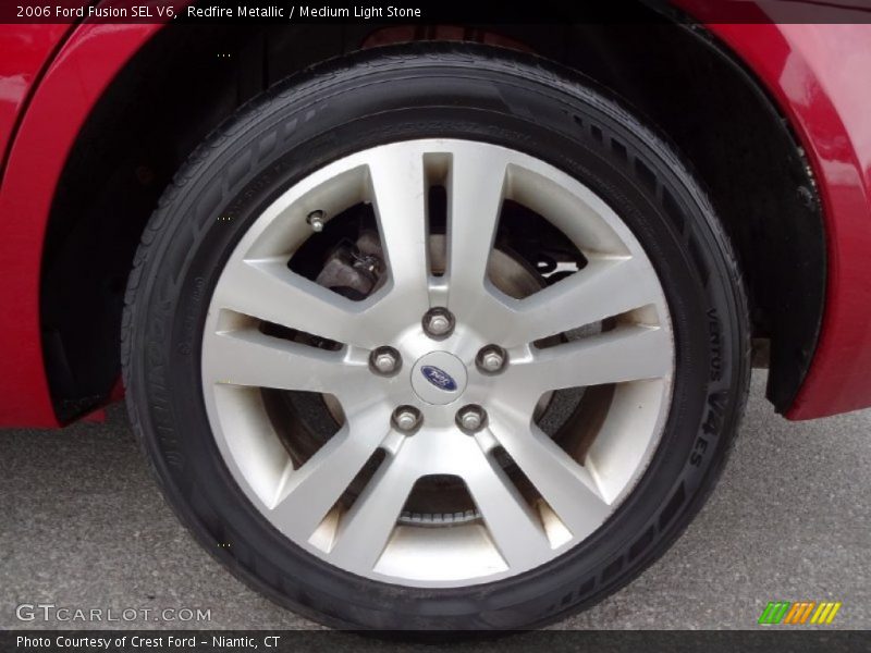 Redfire Metallic / Medium Light Stone 2006 Ford Fusion SEL V6
