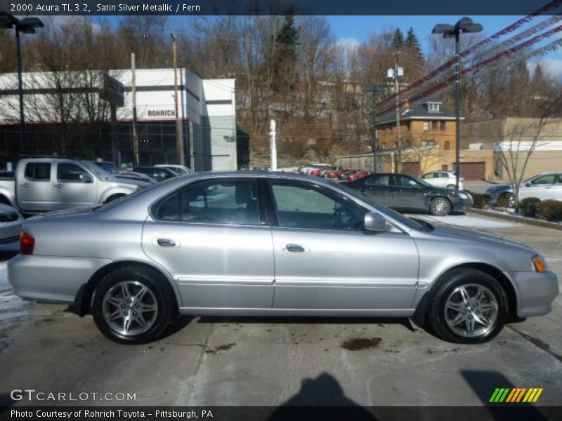 Satin Silver Metallic / Fern 2000 Acura TL 3.2