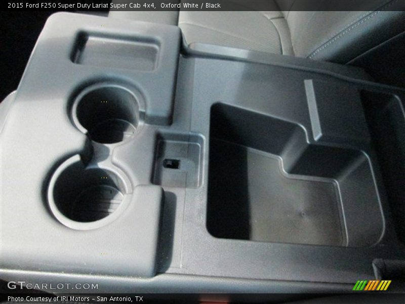 Oxford White / Black 2015 Ford F250 Super Duty Lariat Super Cab 4x4