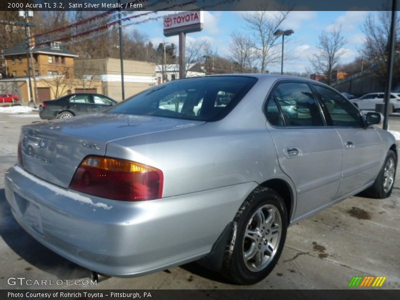 Satin Silver Metallic / Fern 2000 Acura TL 3.2