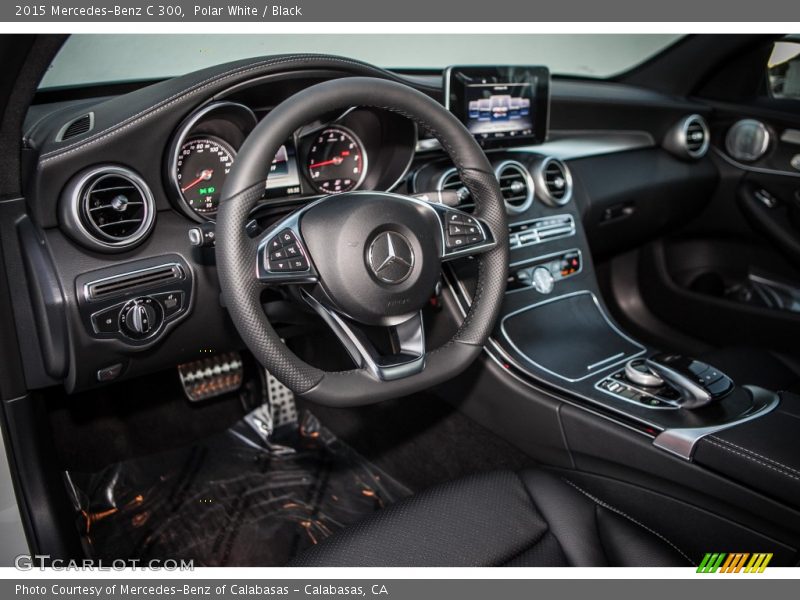 Polar White / Black 2015 Mercedes-Benz C 300