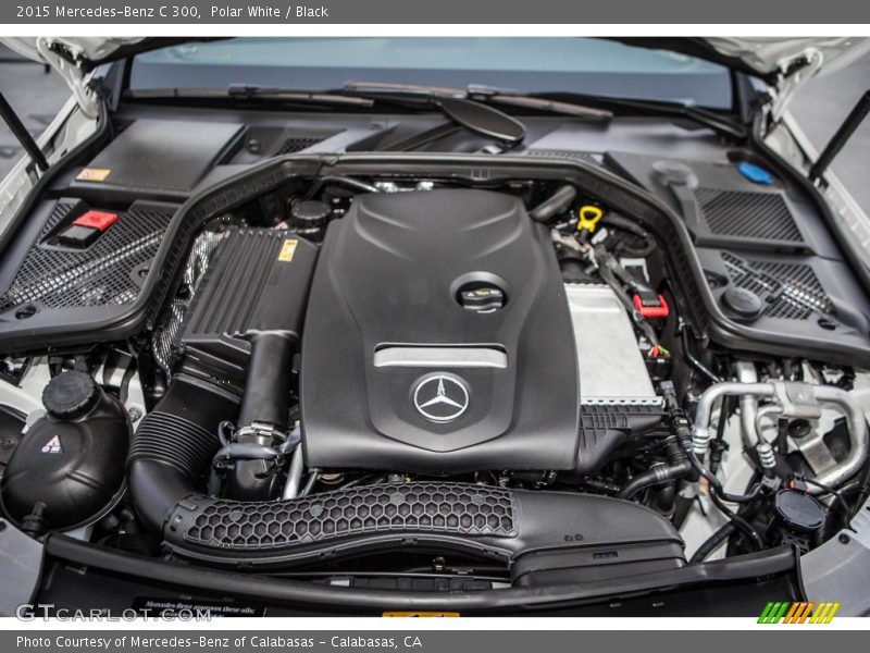 Polar White / Black 2015 Mercedes-Benz C 300
