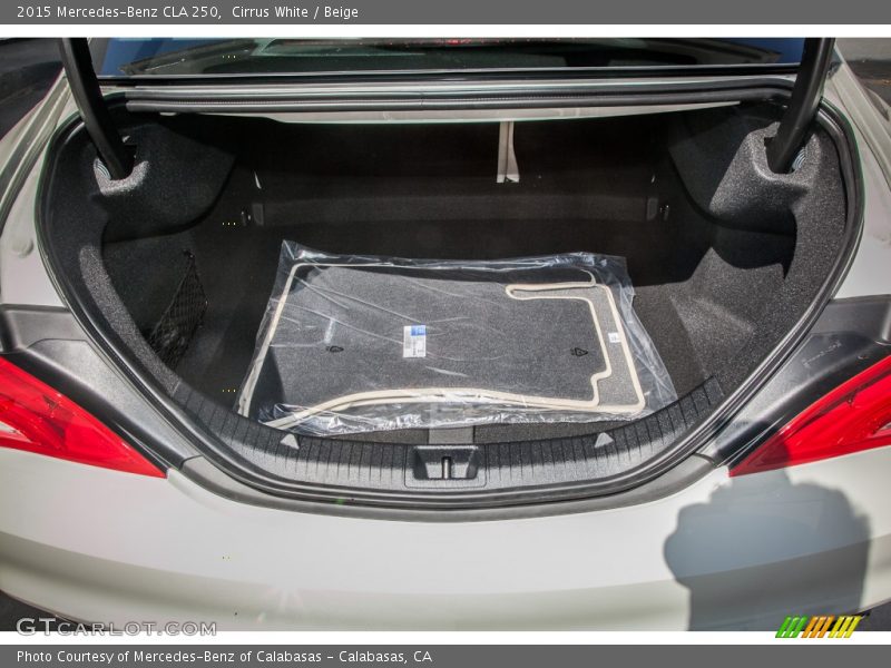 Cirrus White / Beige 2015 Mercedes-Benz CLA 250