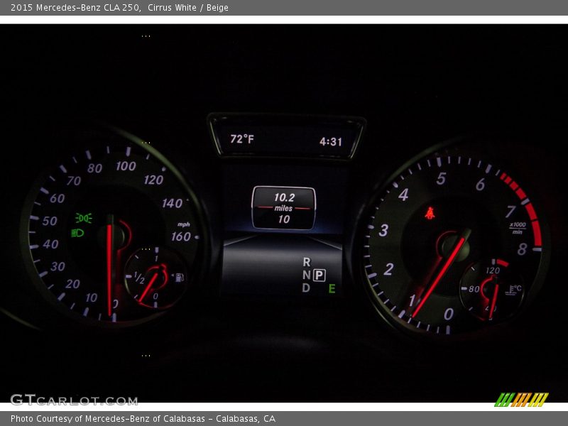 Cirrus White / Beige 2015 Mercedes-Benz CLA 250