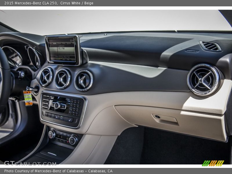Cirrus White / Beige 2015 Mercedes-Benz CLA 250