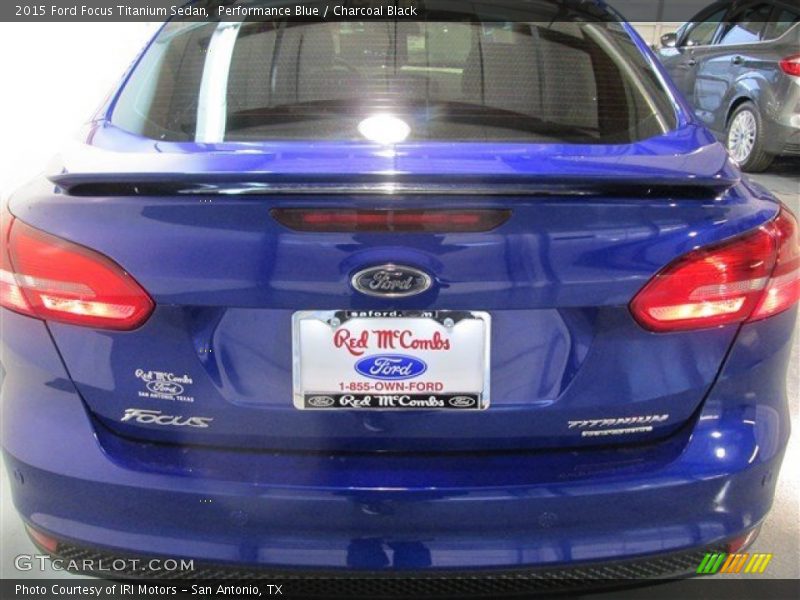 Performance Blue / Charcoal Black 2015 Ford Focus Titanium Sedan