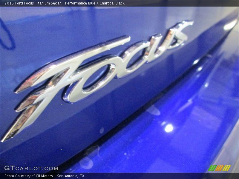Performance Blue / Charcoal Black 2015 Ford Focus Titanium Sedan
