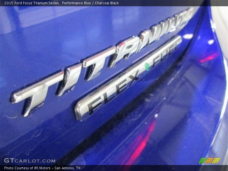 Performance Blue / Charcoal Black 2015 Ford Focus Titanium Sedan