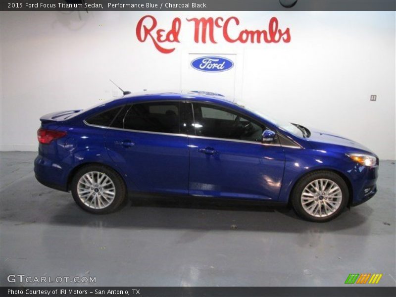 Performance Blue / Charcoal Black 2015 Ford Focus Titanium Sedan