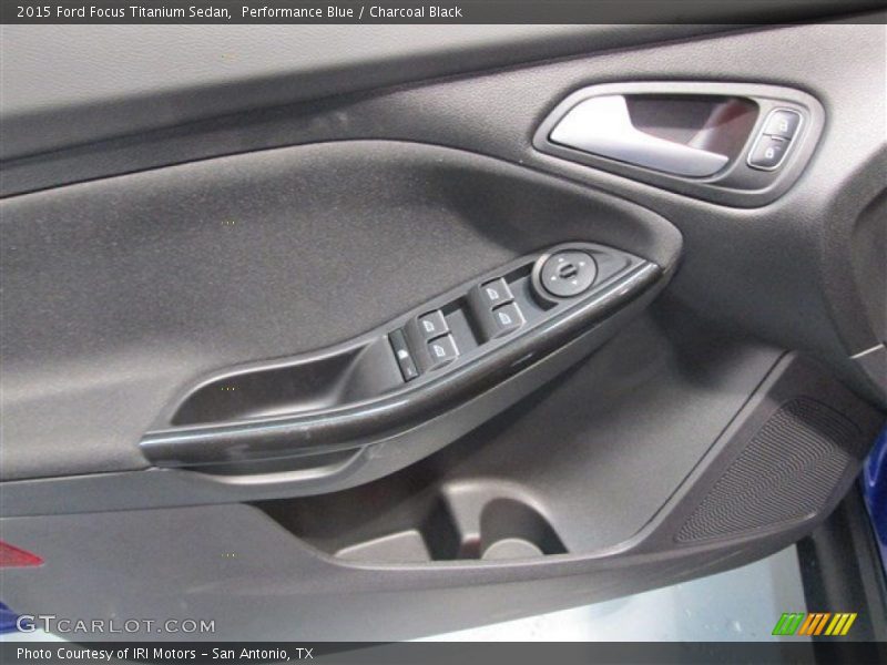 Performance Blue / Charcoal Black 2015 Ford Focus Titanium Sedan