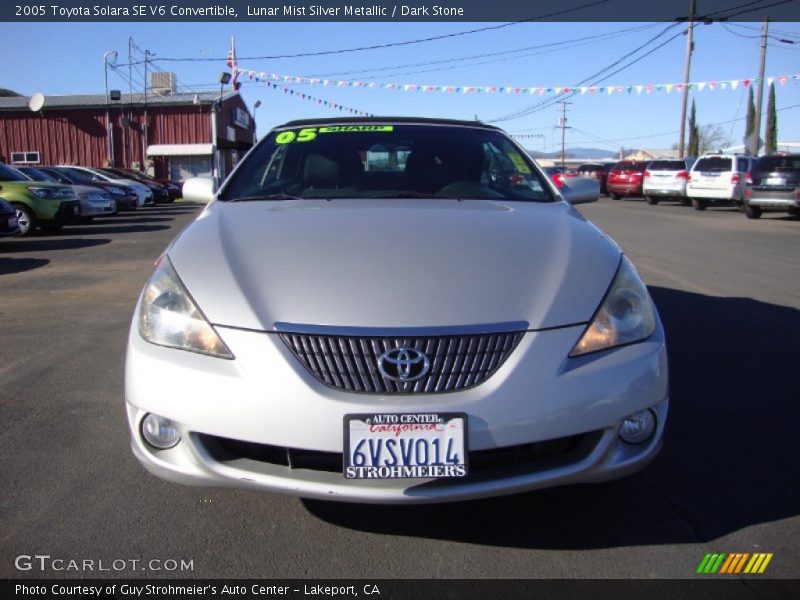 Lunar Mist Silver Metallic / Dark Stone 2005 Toyota Solara SE V6 Convertible