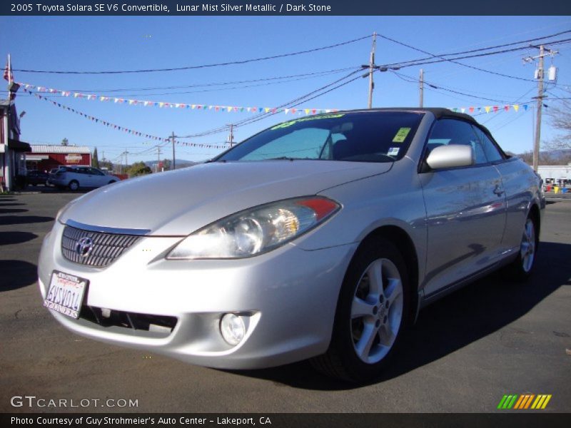 Lunar Mist Silver Metallic / Dark Stone 2005 Toyota Solara SE V6 Convertible