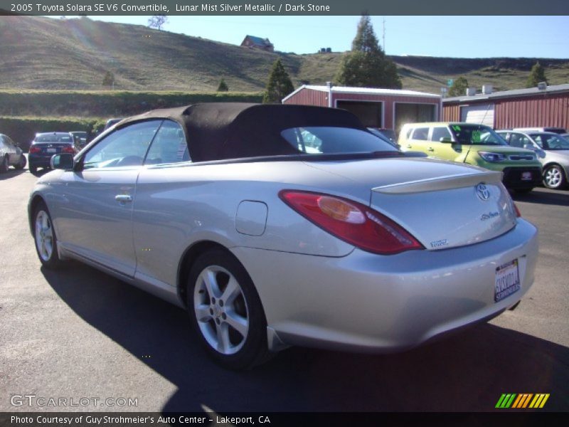 Lunar Mist Silver Metallic / Dark Stone 2005 Toyota Solara SE V6 Convertible
