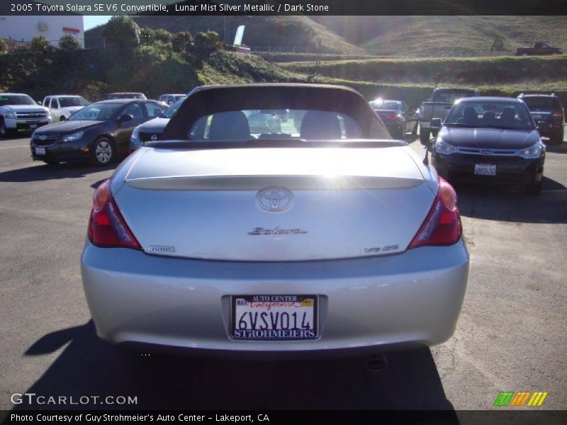 Lunar Mist Silver Metallic / Dark Stone 2005 Toyota Solara SE V6 Convertible