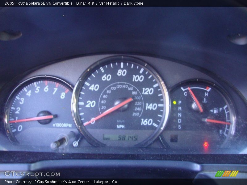 Lunar Mist Silver Metallic / Dark Stone 2005 Toyota Solara SE V6 Convertible