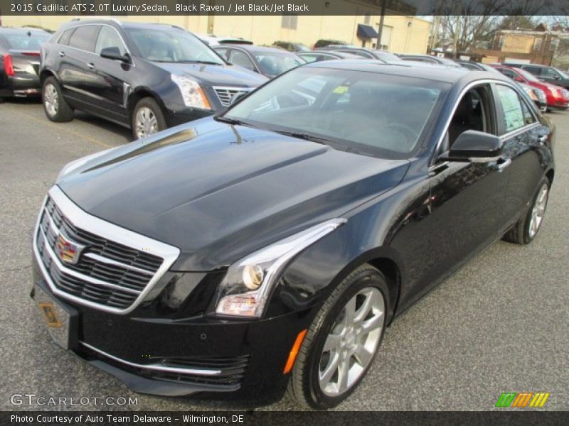 Black Raven / Jet Black/Jet Black 2015 Cadillac ATS 2.0T Luxury Sedan