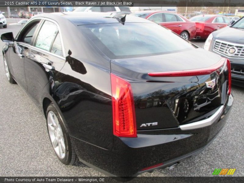 Black Raven / Jet Black/Jet Black 2015 Cadillac ATS 2.0T Luxury Sedan