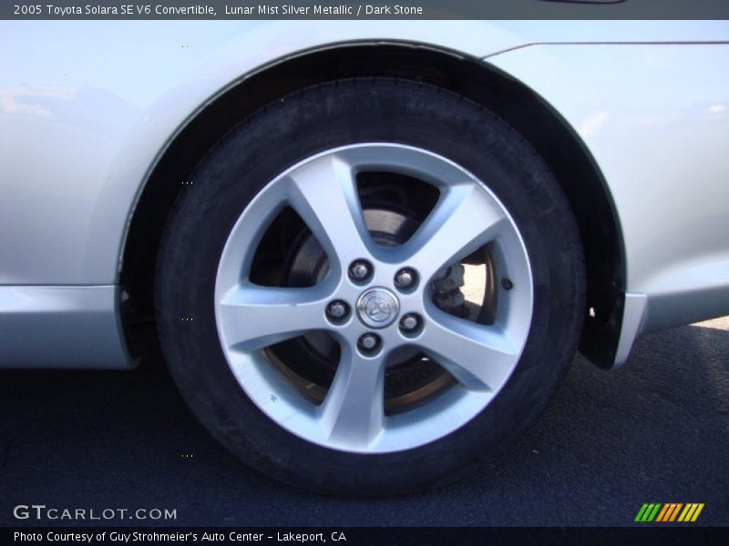 Lunar Mist Silver Metallic / Dark Stone 2005 Toyota Solara SE V6 Convertible