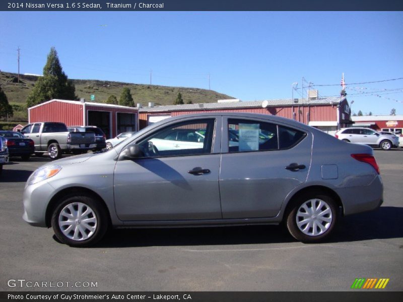 Titanium / Charcoal 2014 Nissan Versa 1.6 S Sedan