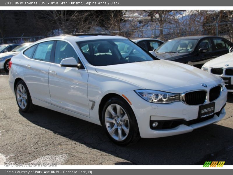Alpine White / Black 2015 BMW 3 Series 335i xDrive Gran Turismo