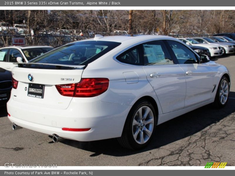 Alpine White / Black 2015 BMW 3 Series 335i xDrive Gran Turismo