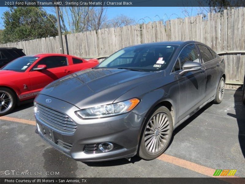Front 3/4 View of 2013 Fusion Titanium AWD