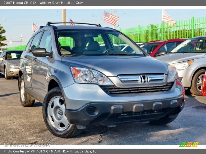 Whistler Silver Metallic / Gray 2007 Honda CR-V LX
