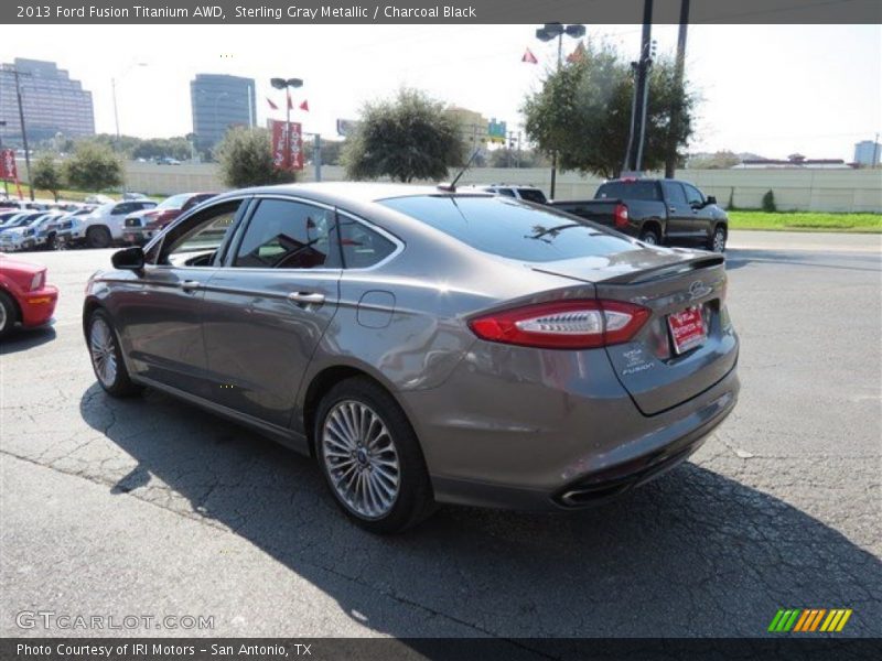 Sterling Gray Metallic / Charcoal Black 2013 Ford Fusion Titanium AWD