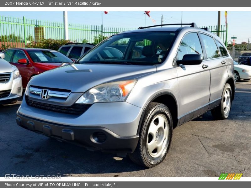 Whistler Silver Metallic / Gray 2007 Honda CR-V LX