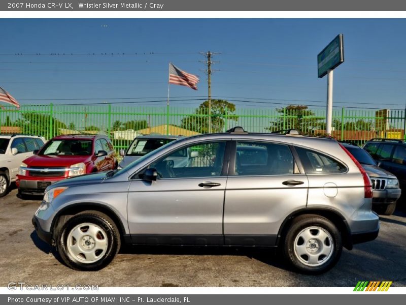 Whistler Silver Metallic / Gray 2007 Honda CR-V LX