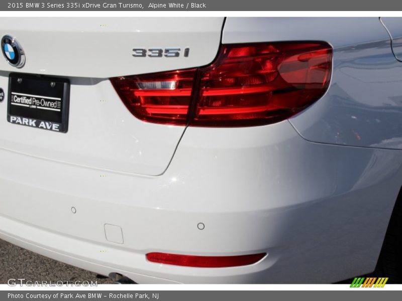 Alpine White / Black 2015 BMW 3 Series 335i xDrive Gran Turismo