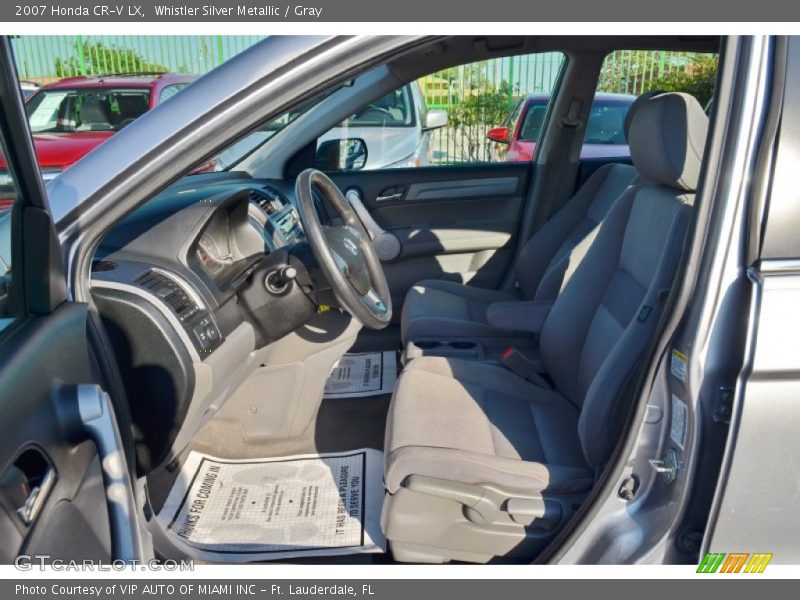 Whistler Silver Metallic / Gray 2007 Honda CR-V LX