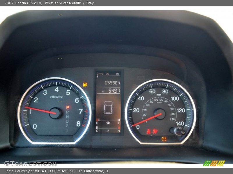 Whistler Silver Metallic / Gray 2007 Honda CR-V LX