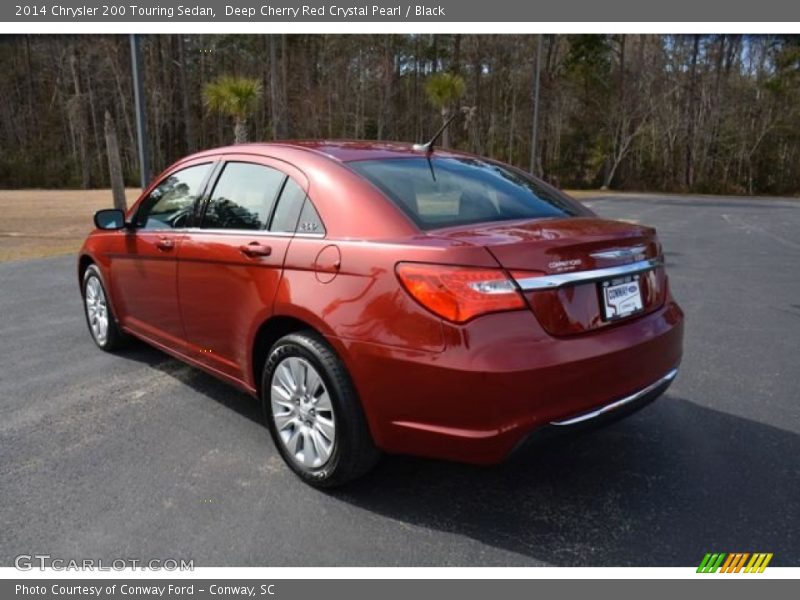 Deep Cherry Red Crystal Pearl / Black 2014 Chrysler 200 Touring Sedan