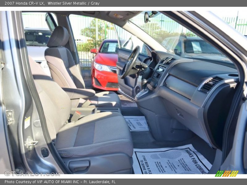 Whistler Silver Metallic / Gray 2007 Honda CR-V LX