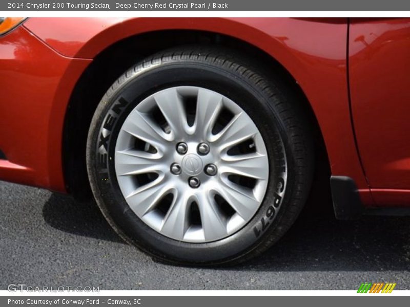 Deep Cherry Red Crystal Pearl / Black 2014 Chrysler 200 Touring Sedan