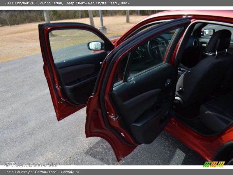 Deep Cherry Red Crystal Pearl / Black 2014 Chrysler 200 Touring Sedan