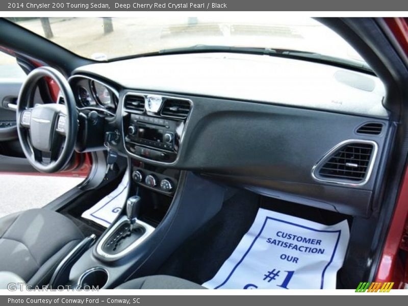 Deep Cherry Red Crystal Pearl / Black 2014 Chrysler 200 Touring Sedan
