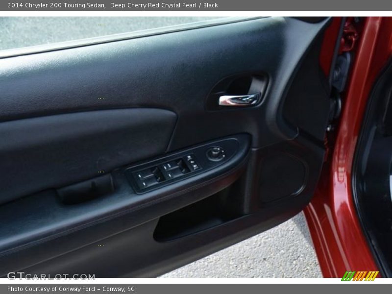 Deep Cherry Red Crystal Pearl / Black 2014 Chrysler 200 Touring Sedan