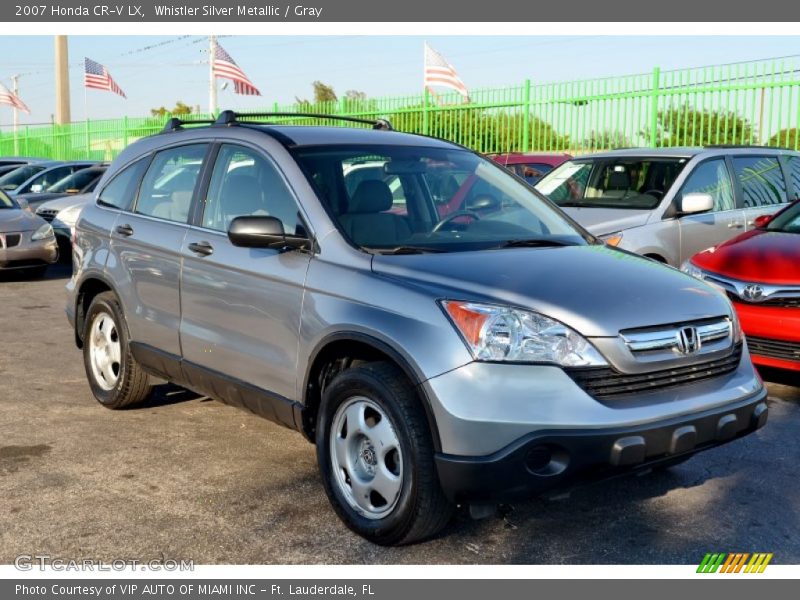 Whistler Silver Metallic / Gray 2007 Honda CR-V LX