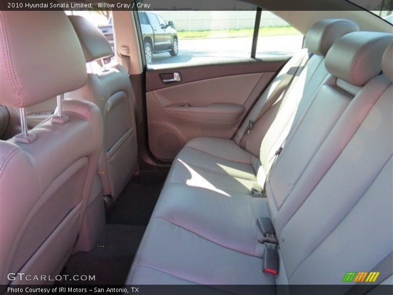 Willow Gray / Gray 2010 Hyundai Sonata Limited