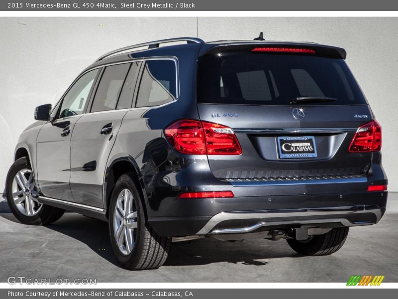 Steel Grey Metallic / Black 2015 Mercedes-Benz GL 450 4Matic