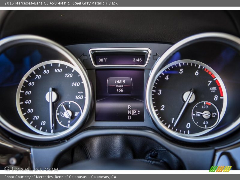 Steel Grey Metallic / Black 2015 Mercedes-Benz GL 450 4Matic