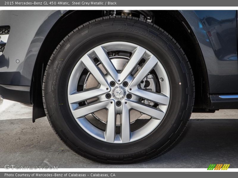 Steel Grey Metallic / Black 2015 Mercedes-Benz GL 450 4Matic