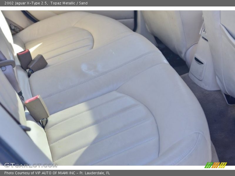 Topaz Metallic / Sand 2002 Jaguar X-Type 2.5
