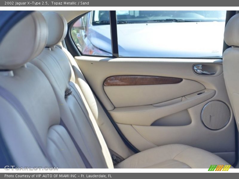 Topaz Metallic / Sand 2002 Jaguar X-Type 2.5